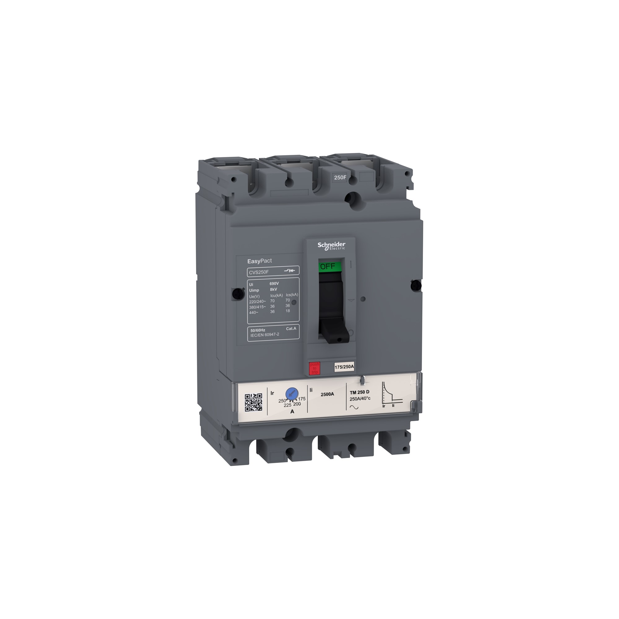 Interruptor Automático Caja Moldeada 3P 36kA 380/415VAC LV525332 — Schneider Electric — Schneider Electric