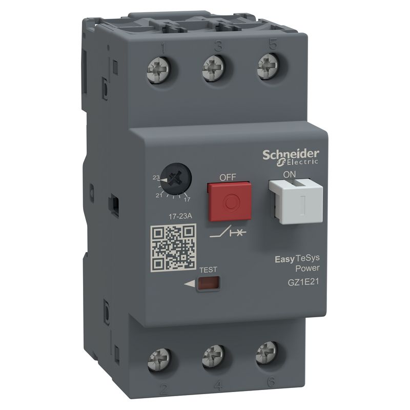 Guardamotor magnetotérmico EasyPact tvs 17-23A GZ1E21 — Schneider Electric — Schneider Electric