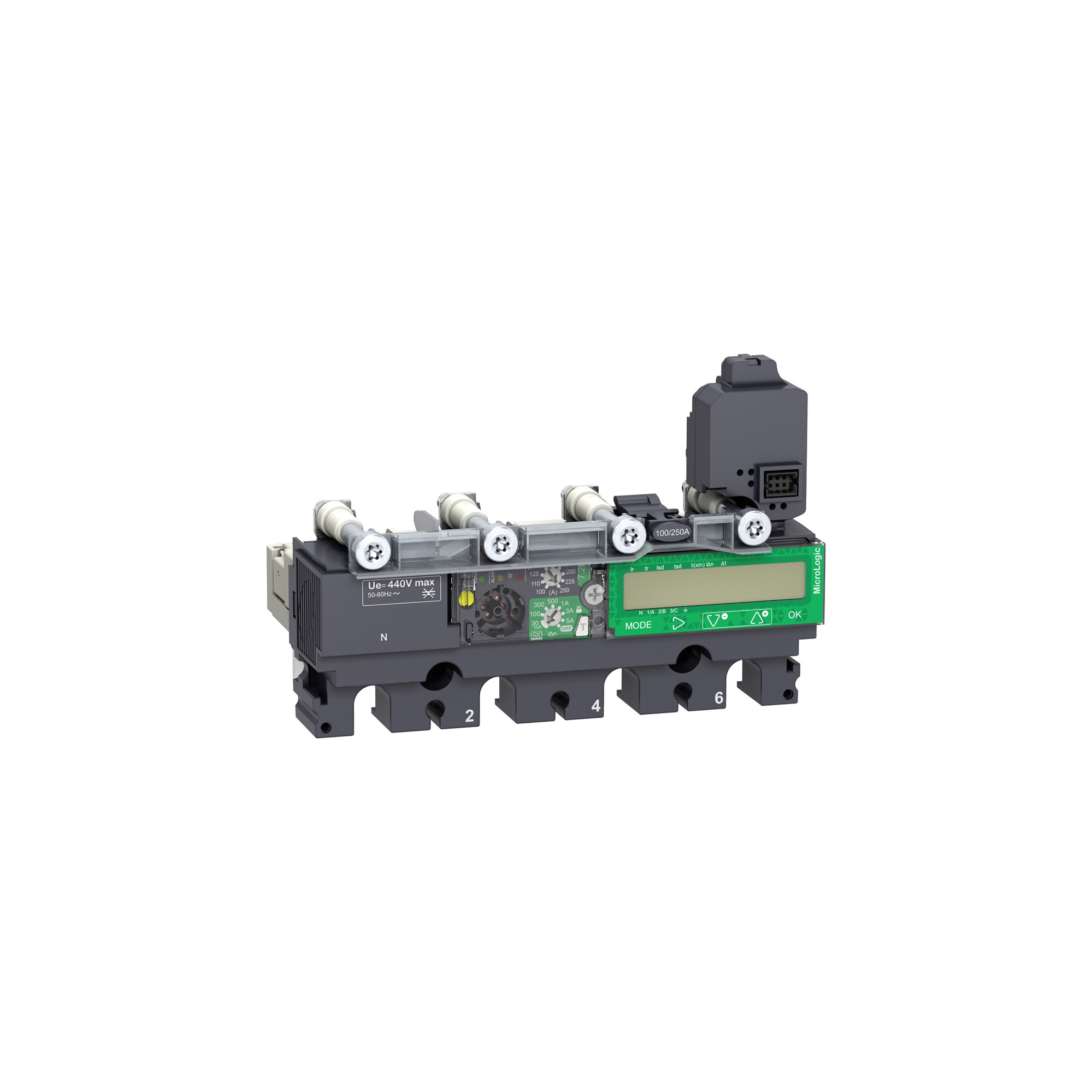 Unidad de control MicroLogic 7.2E interruptor NSX 100A 4P4D C1047E100 — Schneider Electric — Schneider Electric