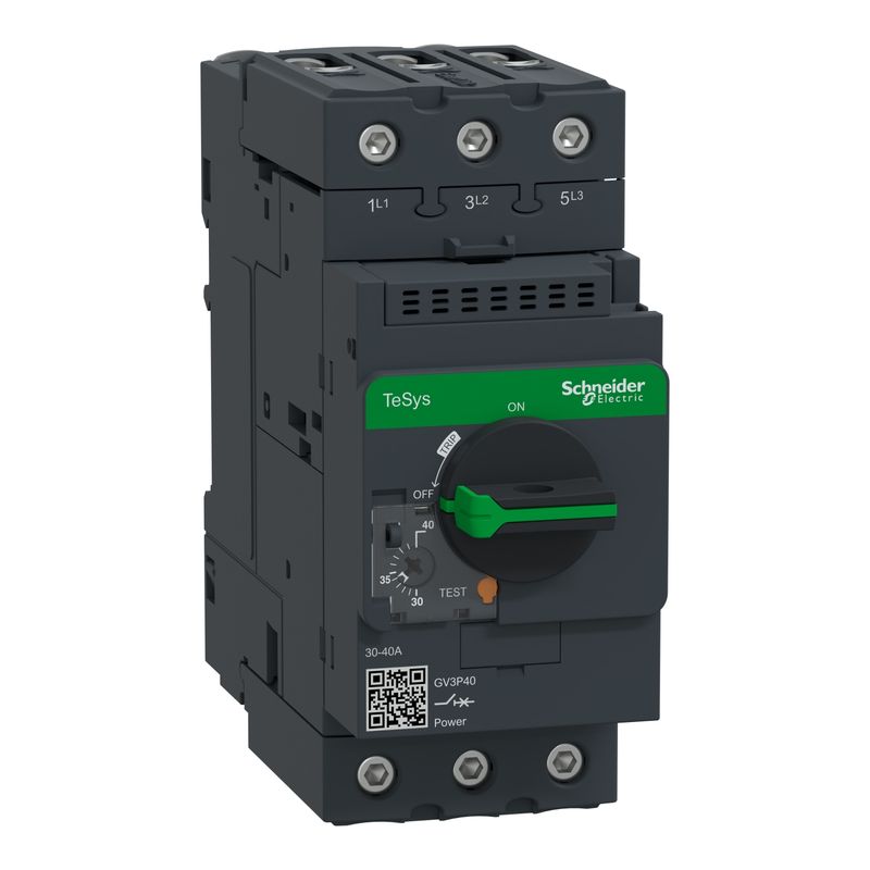 Guardamotor magnetotérmico mando por selector giratorio 3 polos - 30-40A GV3P40 — Schneider Electric — Schneider Electric