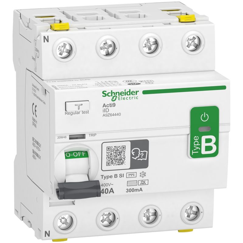 Interruptor Diferencial Tetrapolar 40A Acti9 A9Z64440 — Schneider Electric — Schneider Electric