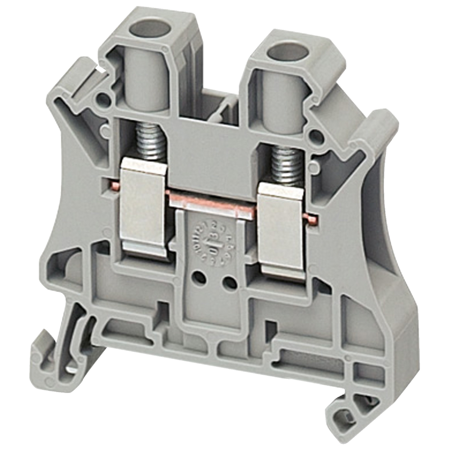 Borne de Conexion Tornillo - 2 Puntos - 6mm - Gris NSYTRV62 — Schneider Electric — Schneider Electric