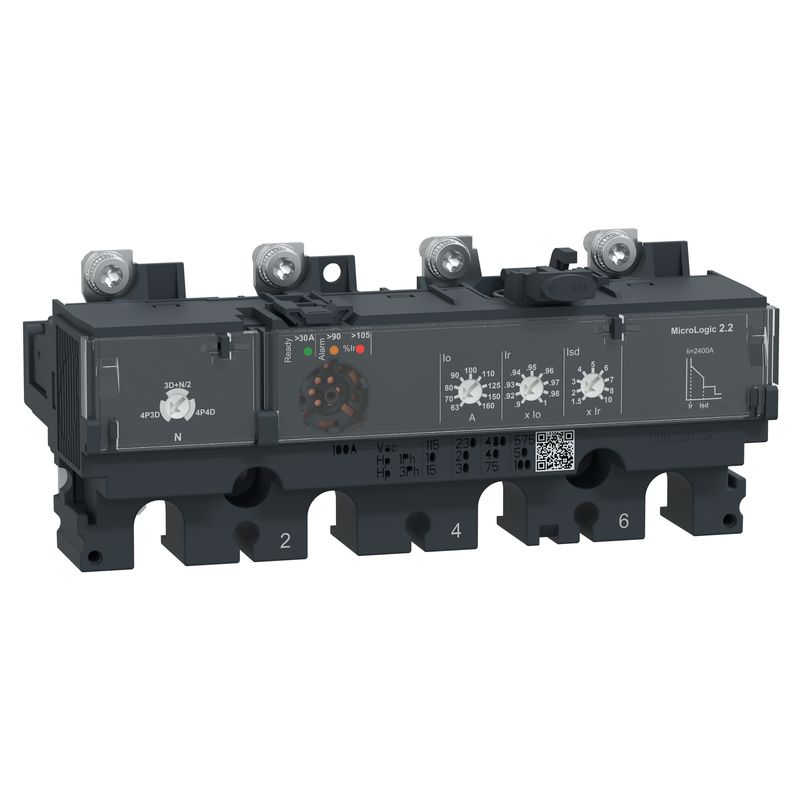 Micrologic 2.2 Para Nsx 4P4D 160A Unidad de Control Electrónica C1642D160 — Schneider Electric — Schneider Electric