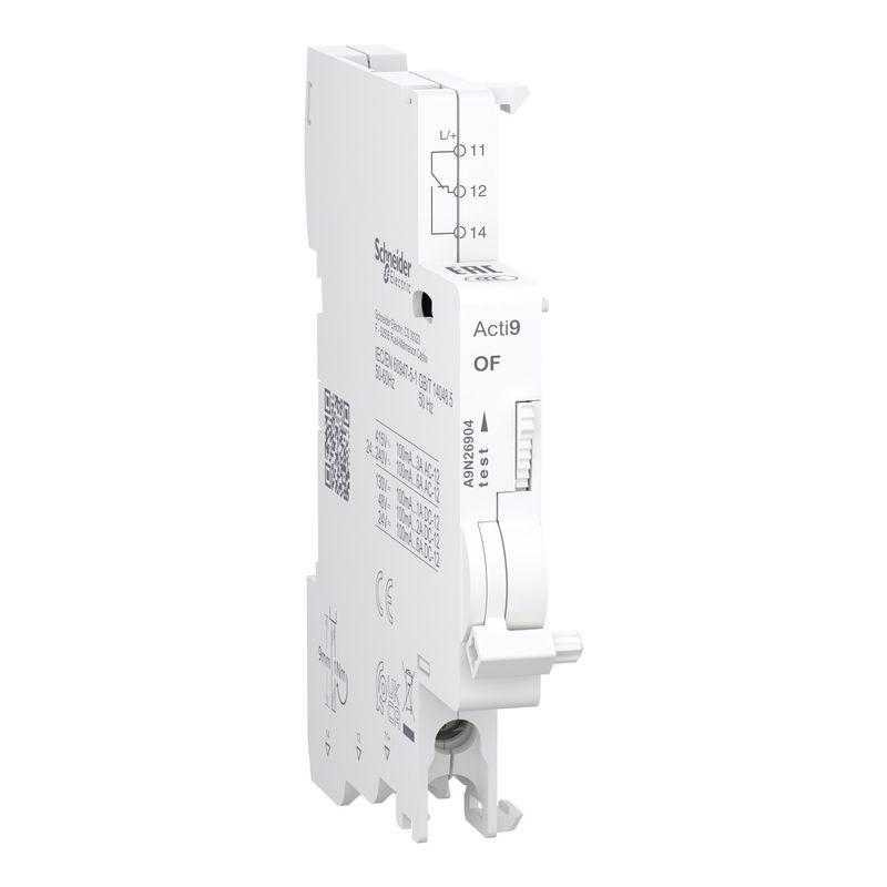 Contacto Auxiliar 100mA a 6A, 24 Vca a 415 Vca, 24 Vcc a 130 Vcc A9N26904 — Schneider Electric — Schneider Electric