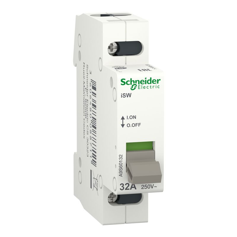 Seccionador Isw 1P 32A A9S60132 — Schneider Electric — Schneider Electric