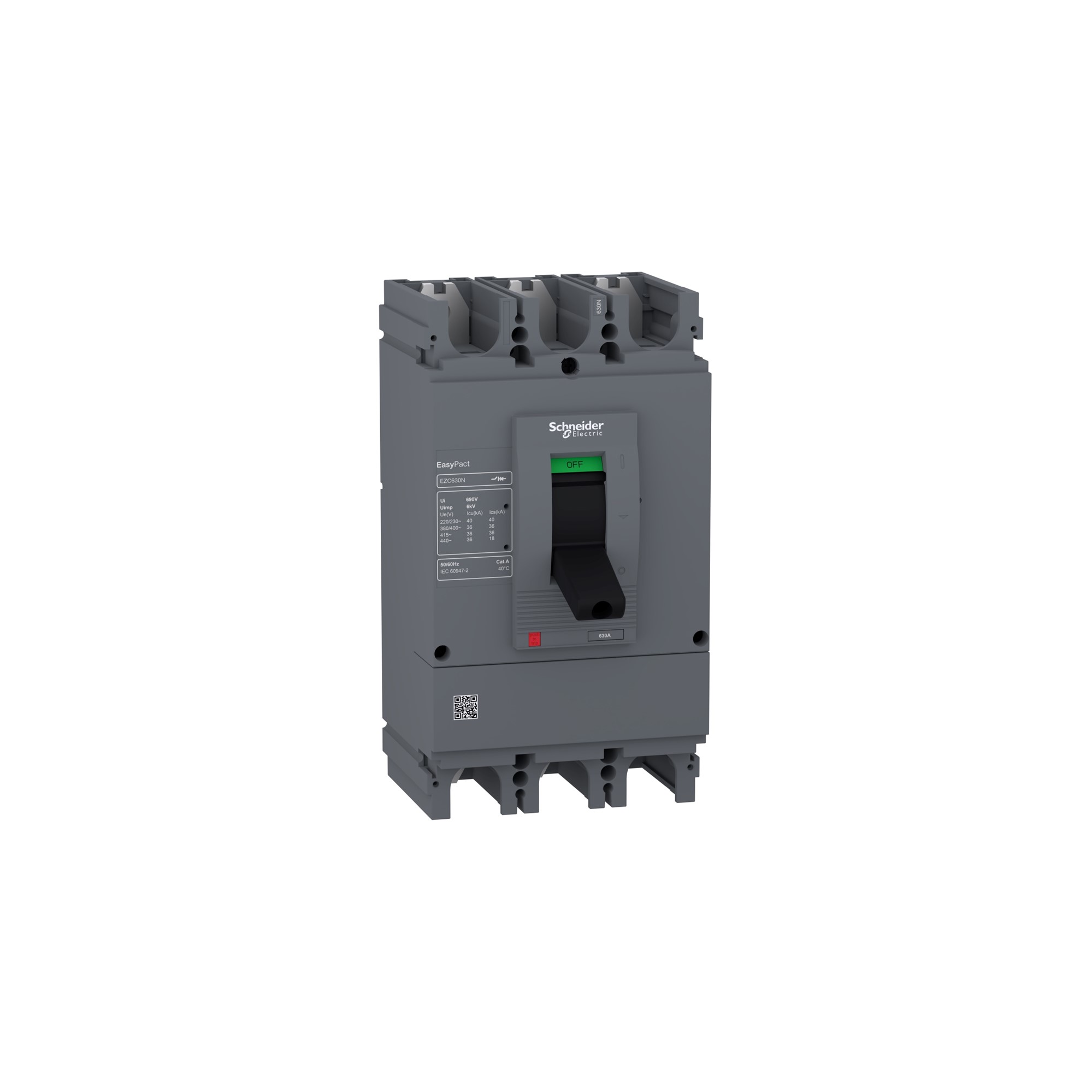 Interruptor Automático Caja Moldeada 3P Fijo 350A 18kA Easypact Ezc EZC400N3350N — Schneider Electric — Schneider Electric