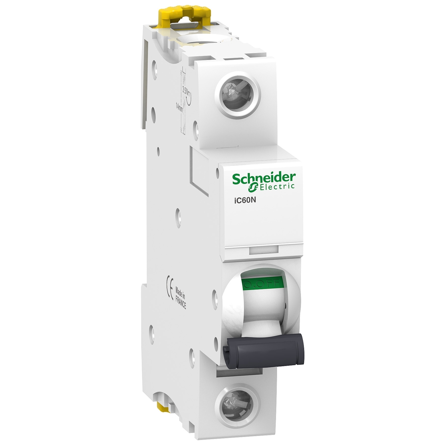 Interruptor automático 1x50A 10kA curva D IC60N A9F75150 Schneider — Schneider