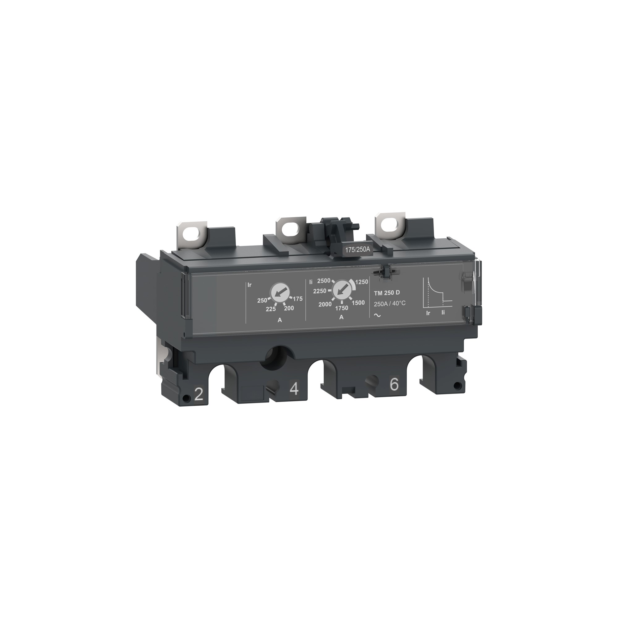 Unidad de control TM200D para interruptor NSX 250 200 A 3P3D C253TM200 — Schneider Electric — Schneider Electric