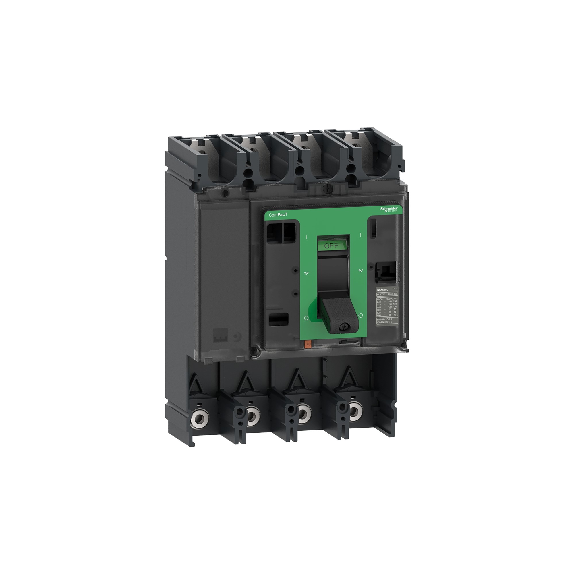 Interruptor caja moldeada 4x630A ComPacT NSX C63H4 Schneider — Schneider