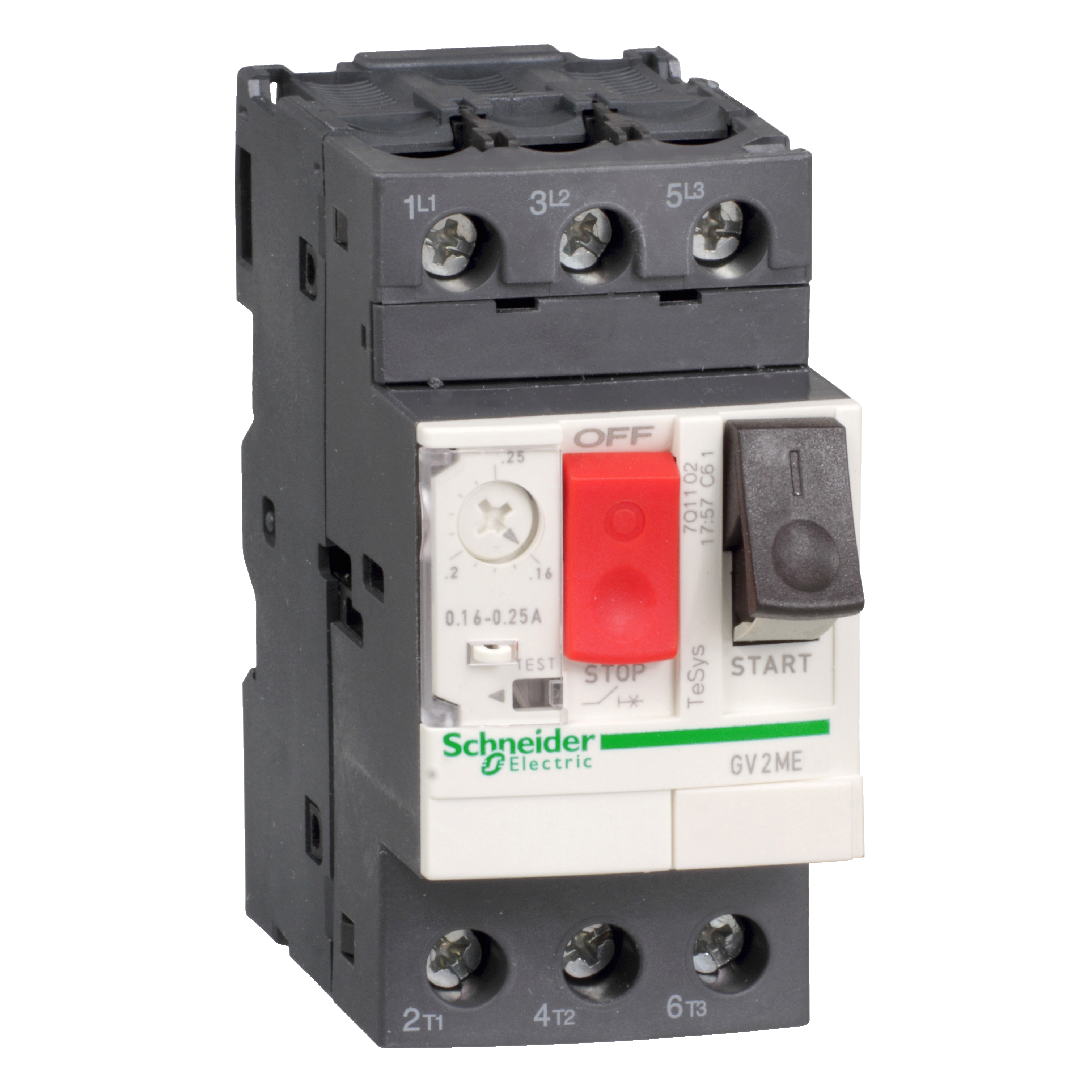 Guardamotor Magnetotermico Tesys Gv, 3 Polos, 24,32 a, Mando por Pulsador GV2ME32 — Schneider Electric — Schneider Electric