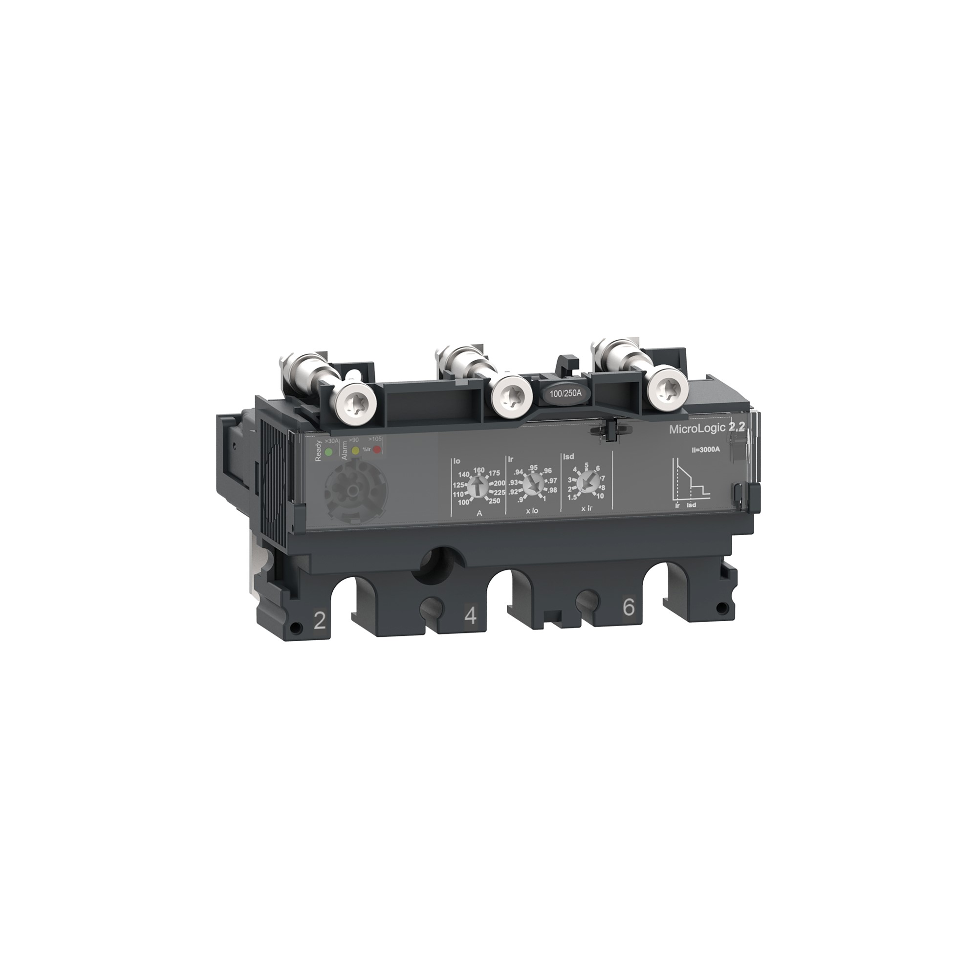 Unidad de control MicroLogic 2.2 para interruptor NSX 100/160/250 40A 3P3D C1032D040 — Schneider Electric — Schneider Electric