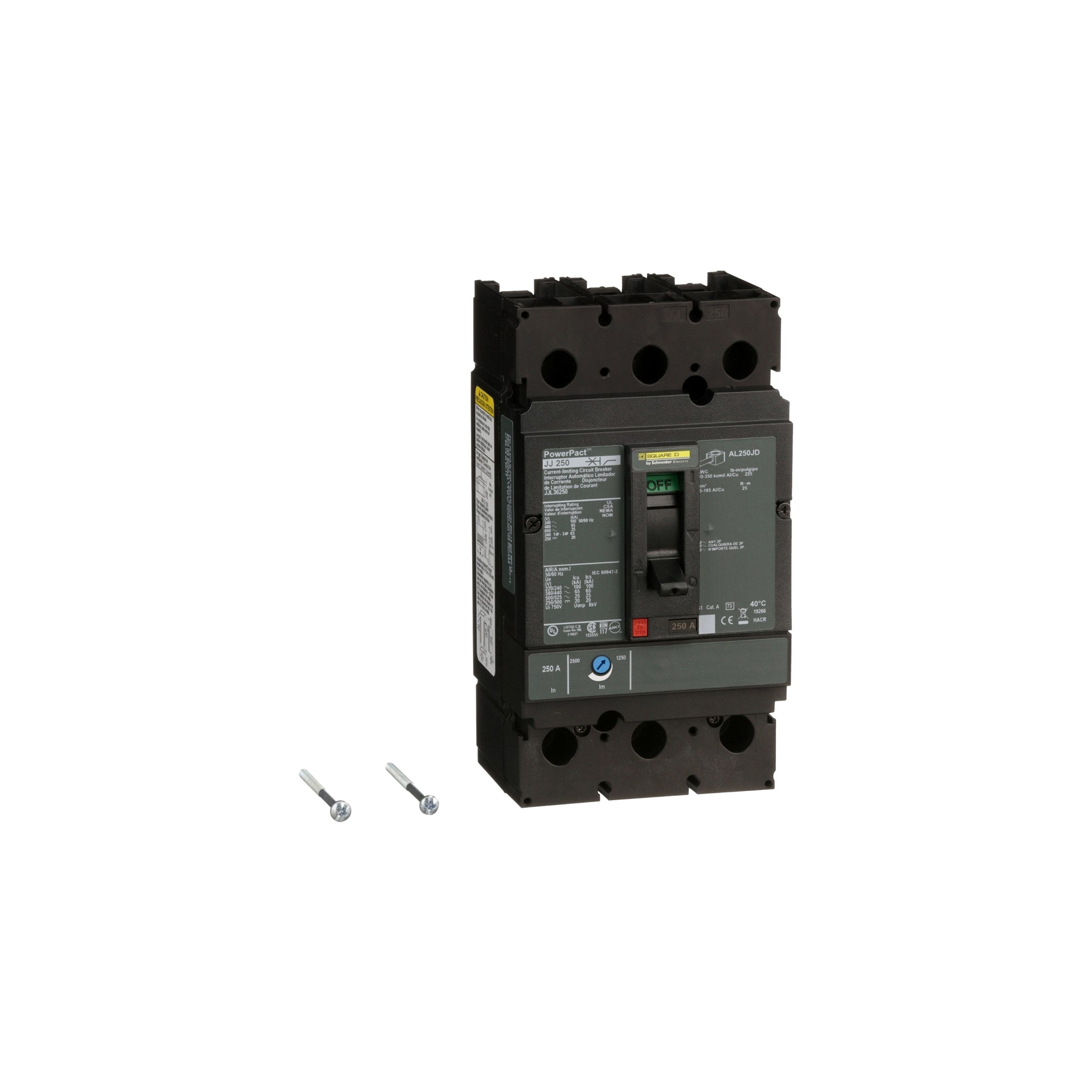 Interruptor Caja Moldeada UL Powerpact Jjl Termomagnetico 250A 3P 65kA JJL36250 — Schneider Electric — Schneider Electric