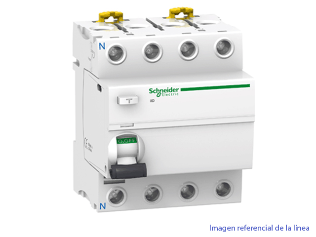 Interruptor Diferencial Acti 9 Ild 4P 415V 80A 30mA Clase AC A9R11480 — Schneider Electric — Schneider Electric