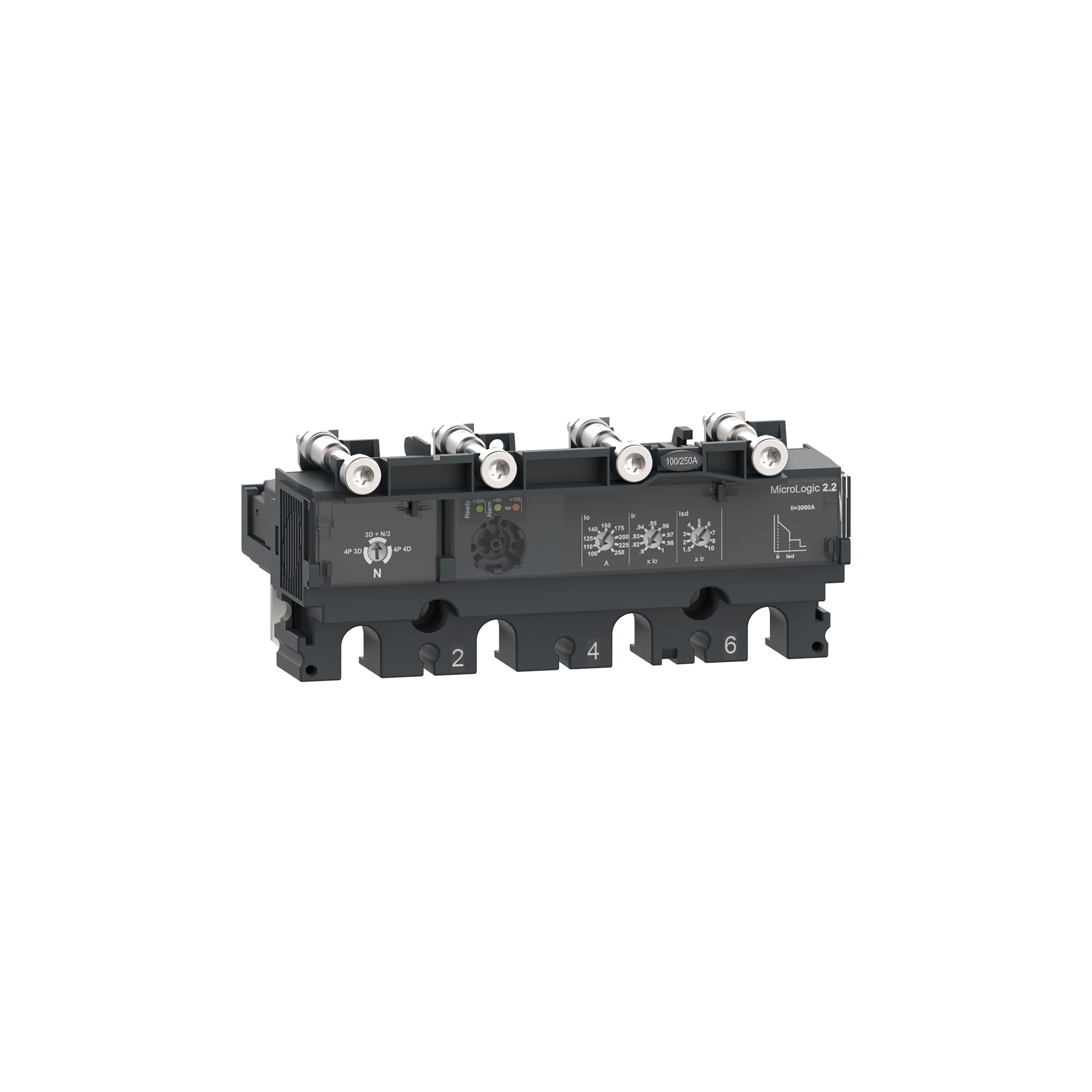 Unidad de control MicroLogic 2.2 interruptor NSX 100A 4P4D C1042D100 — Schneider Electric — Schneider Electric