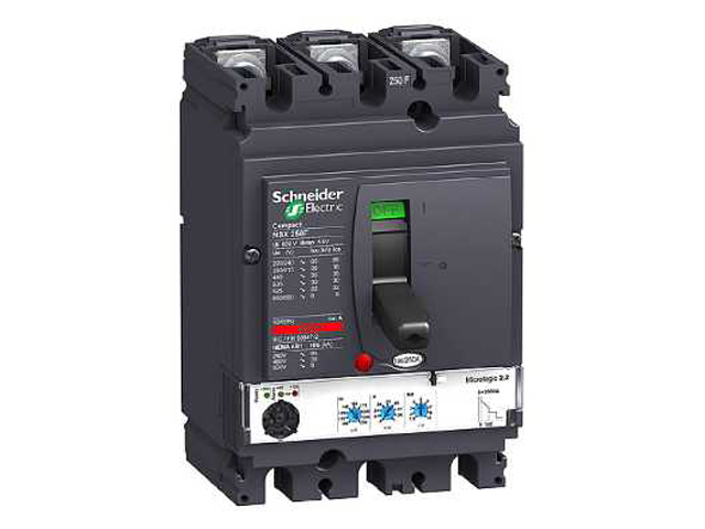 Interruptor caja moldeada 3x250A 25kA COMPACT NSX — Regulable 43114059 Schneider — Schneider