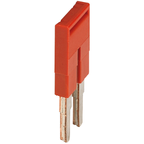 Puente para Borne 2 Puntos Terminal 4mm - Rojo NSYTRAL42 — Schneider Electric — Schneider Electric