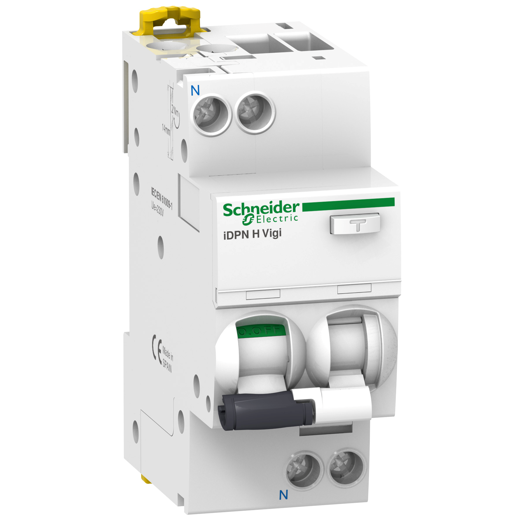 Interruptor Diferencial Termomagnetico Dpn Vigi 1P + N 16A 30mA Clase a A9D37616 — Schneider Electric — Schneider Electric