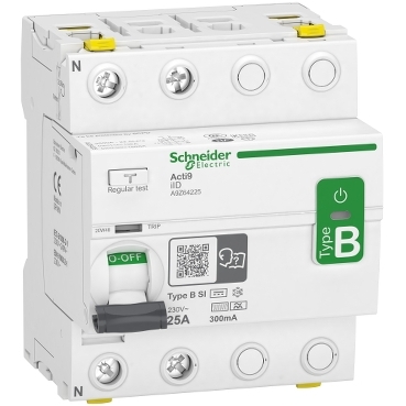 Interruptor Diferencial Clase B - Si 2x25A 300mA A9Z64225 — Schneider Electric — Schneider Electric