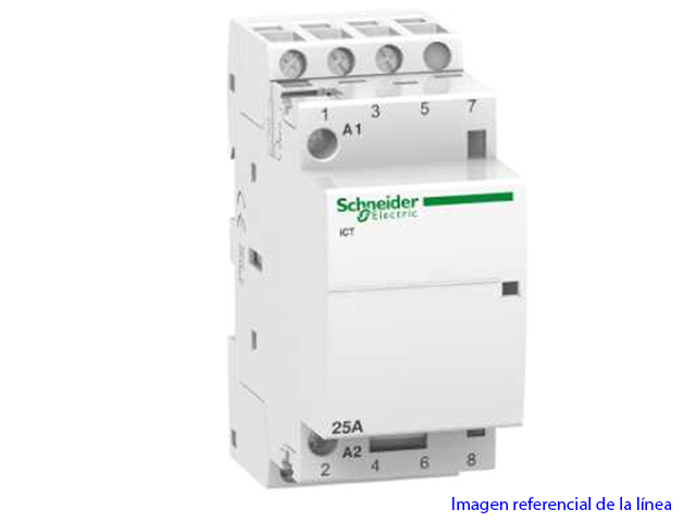 Contactor 3x25A bobina 240VAC 3NA A9C20833 Schneider — Schneider