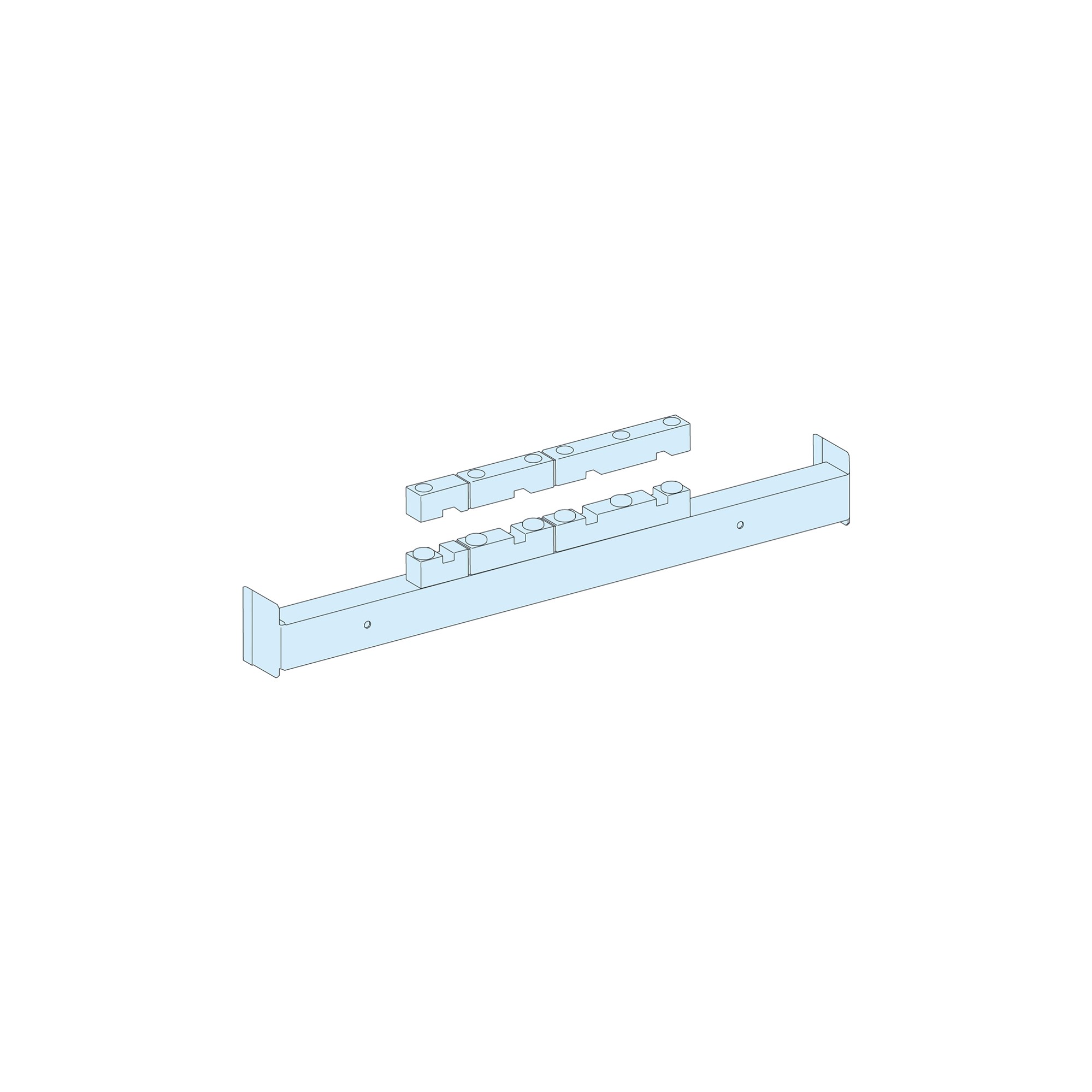 Soporte Barra Prolongado Polos Entreje 75mm LVS04693 — Schneider Electric — Schneider