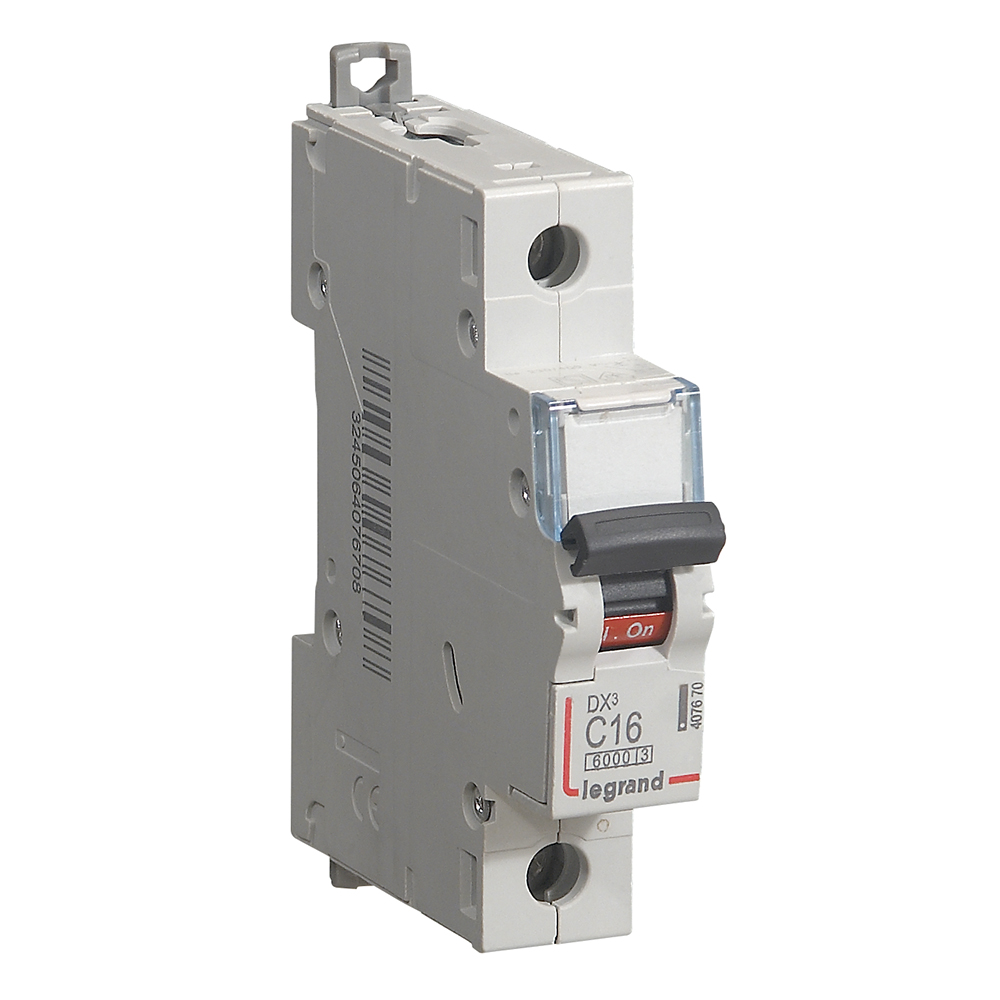 Interruptor automático 1x16A 10kA curva C DX3 407670 Legrand — Legrand