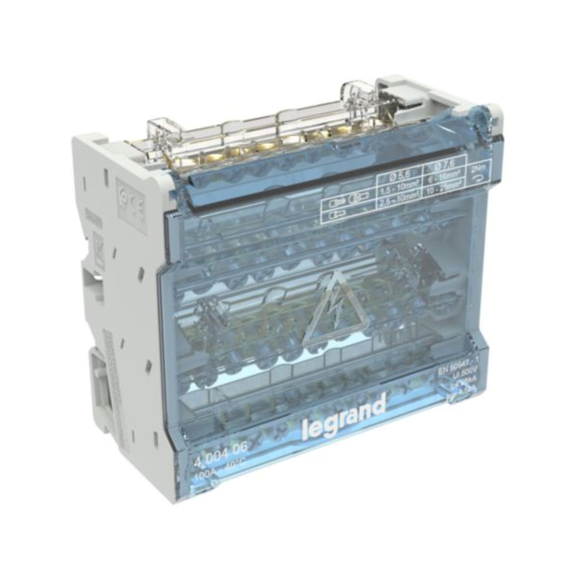 Repartidor Modular 4P 100A 6M 400406 — Legrand — Legrand