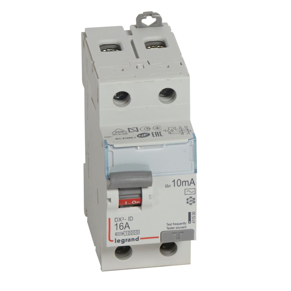 Interruptor DX3 Diferencial Tipo AC Bipolar 411500 — Legrand — Legrand
