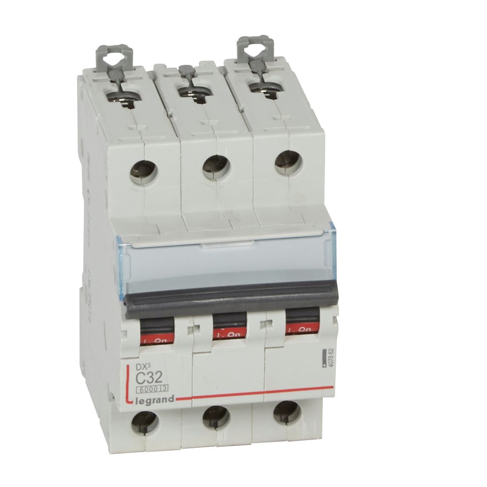 Interruptor automático 3P 10kA curva C DX3 407862 Legrand — Legrand
