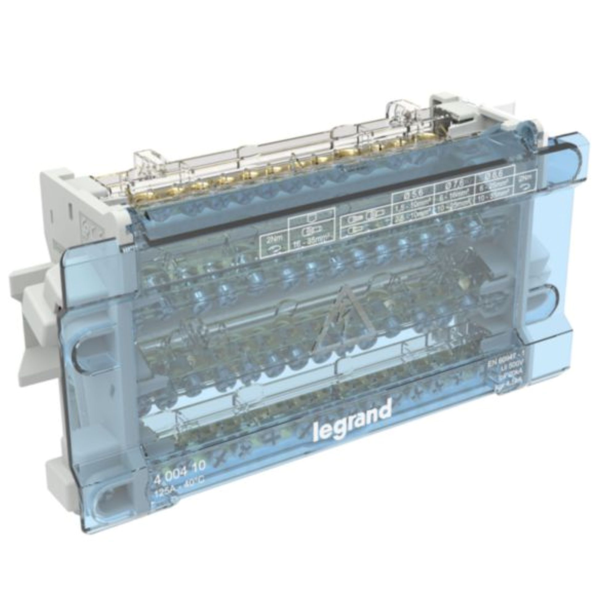 Repartidor Modular 4P 125A 10M 400410 — Legrand — Legrand