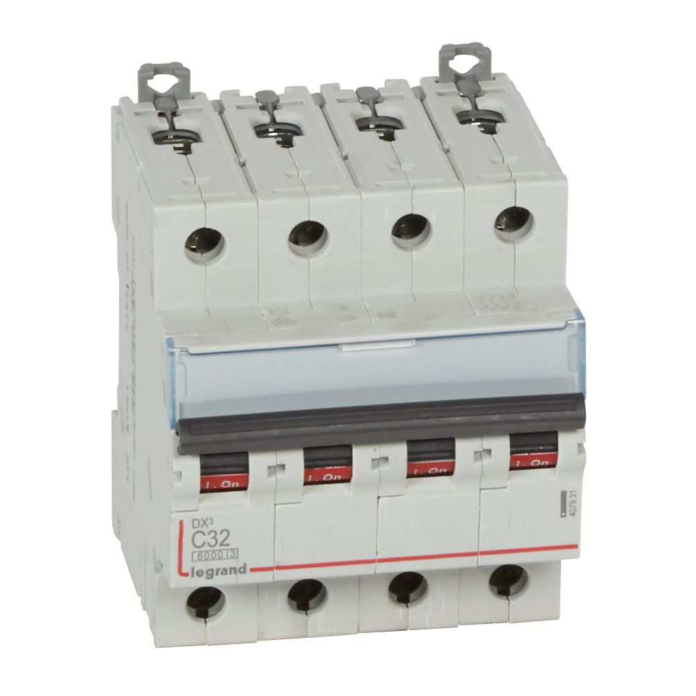 Interruptor automático 4P 10kA curva C DX3 407931 Legrand — Legrand