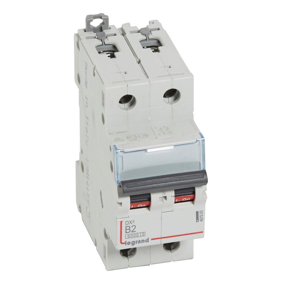 Interruptor automático 2P 10kA curva B DX3 407503 Legrand — Legrand