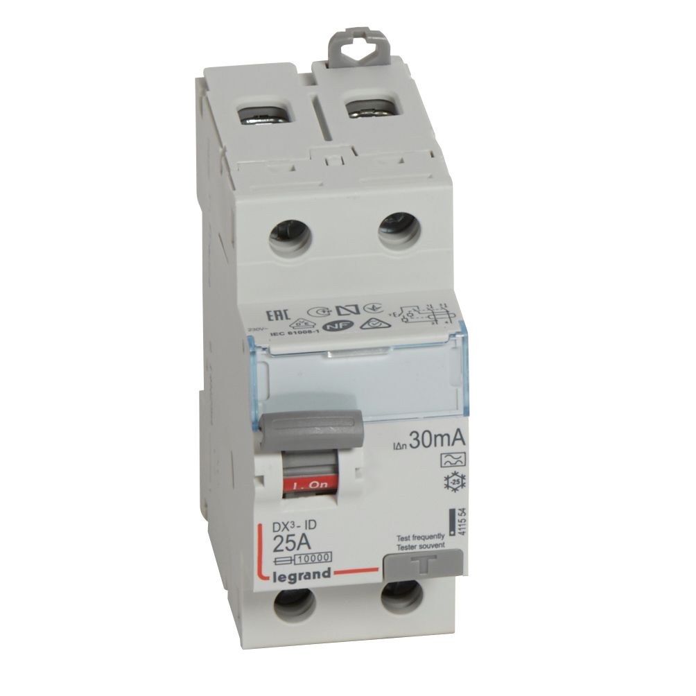 Interruptor Diferencial Bipolar 25A Tipo a - DX3 411554 — Legrand — Legrand