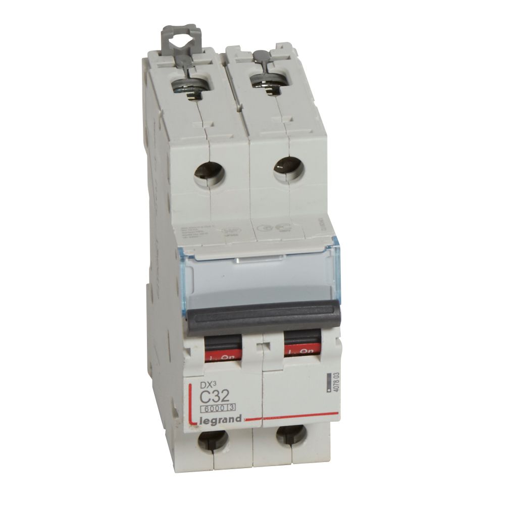 Interruptor automático 2P curva C 407803 Legrand — Legrand