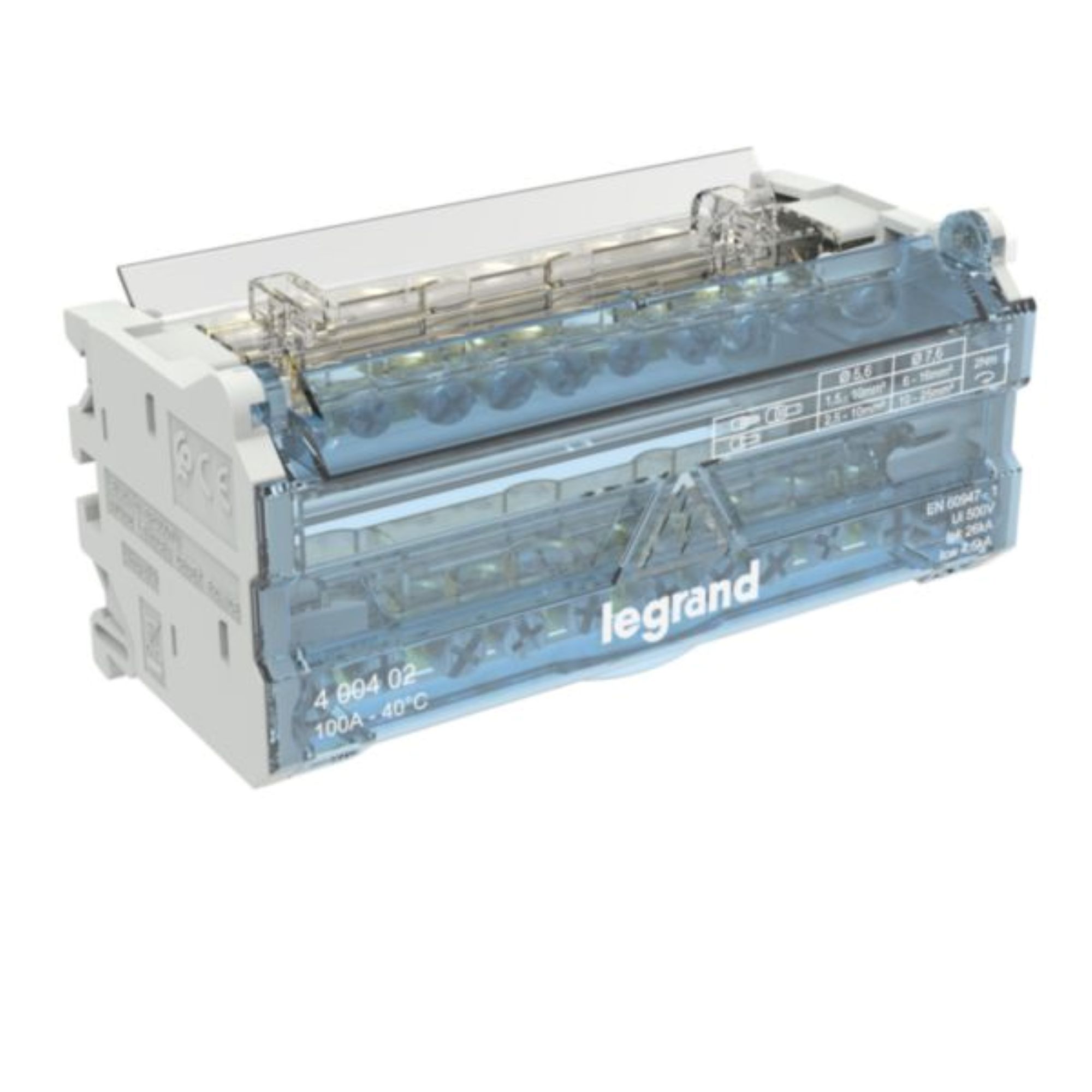 Repartidor Modular 2P 100A 6M 400402 — Legrand — Legrand