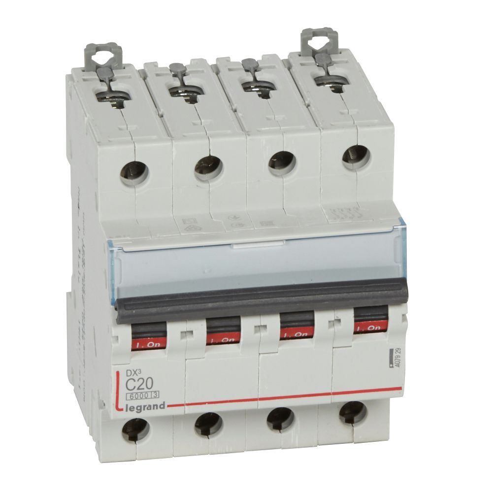 Interruptor automático 4P 10kA curva C DX3 407929 Legrand — Legrand