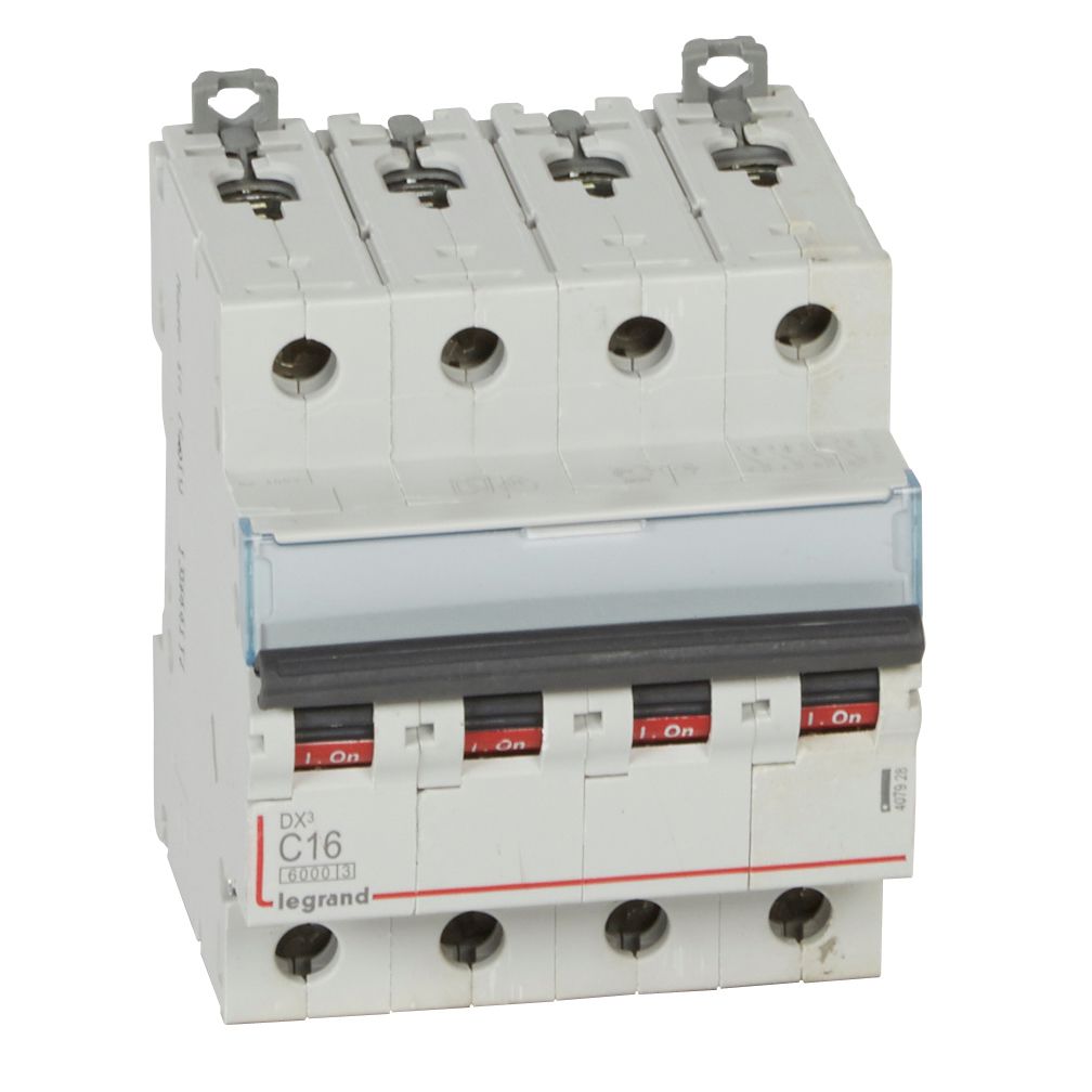 Interruptor automático 4P 10kA curva C DX3 407928 Legrand — Legrand