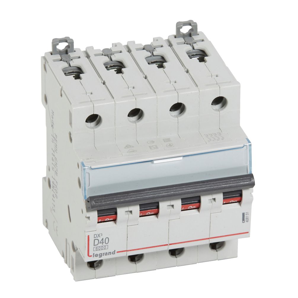 Interruptor automático 4P curva D 408151 Legrand — Legrand