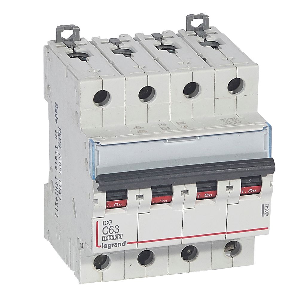 Interruptor automático 4x63A 400V 16kA 409342 Legrand — Legrand