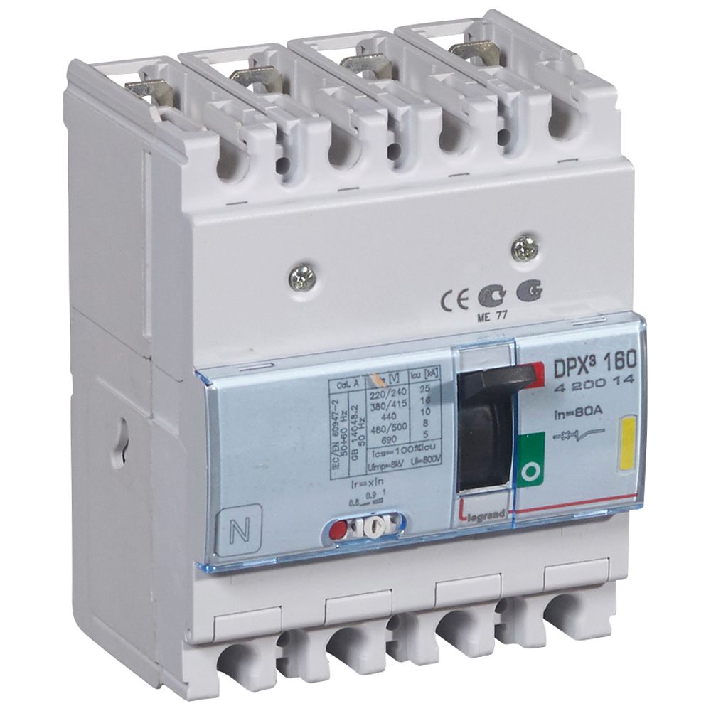 Mag. 4P 80A 16kA 420014 DPX³160 — Legrand — Legrand