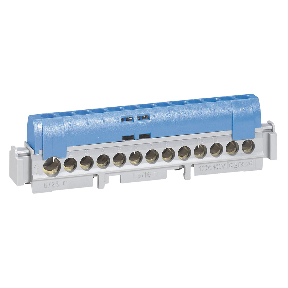 Regleta Azul Neutro 12 Entradas 4844 — Legrand — Legrand