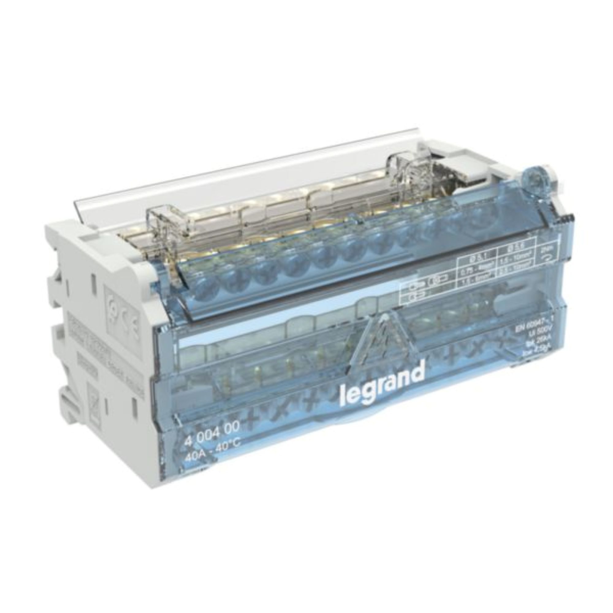 Repartidor Modular 2P 40A 6MOD 400400 — Legrand — Legrand