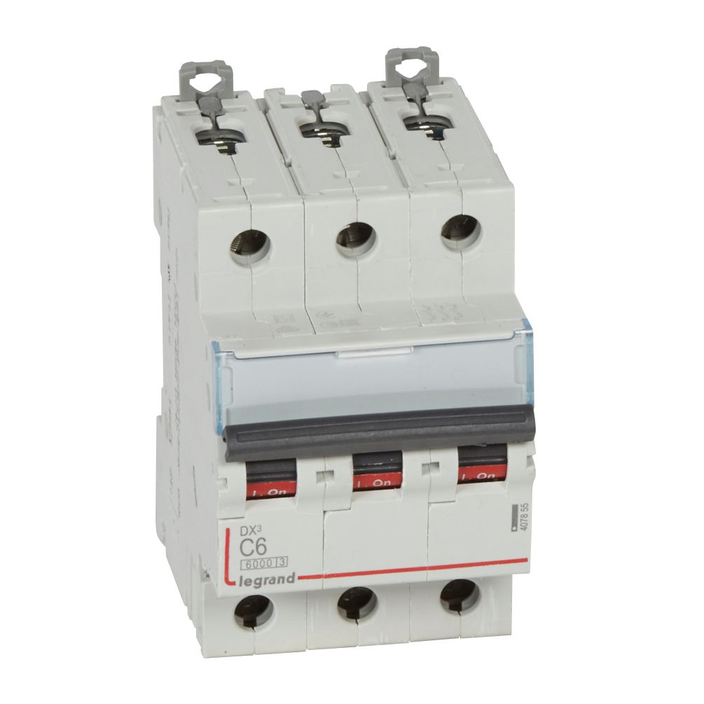Interruptor automático 3P 10kA curva C DX3 407855 Legrand — Legrand