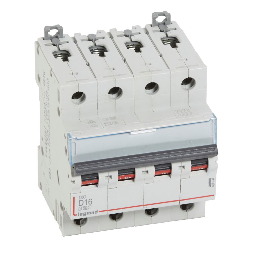 Interruptor automático 4P 10kA curva D DX3 408147 Legrand — Legrand
