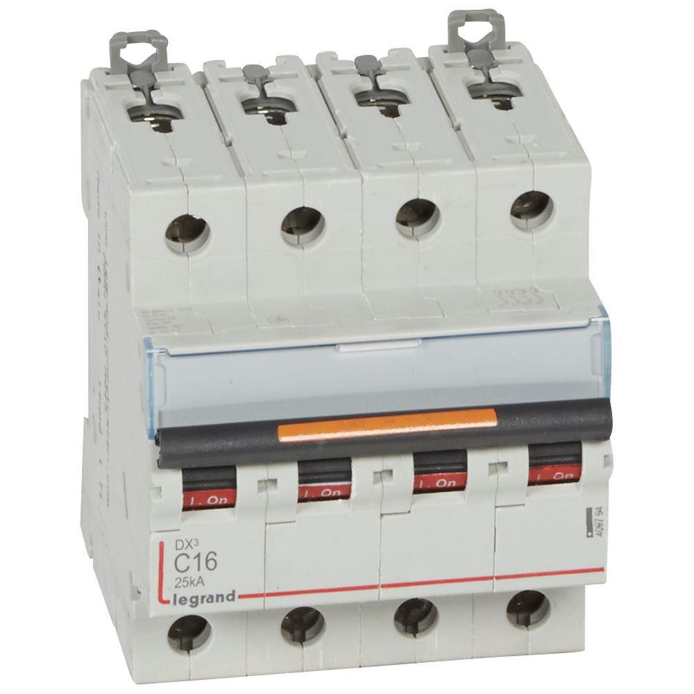 Interruptor automático 4P 25kA curva C DX3 409794 Legrand — Legrand