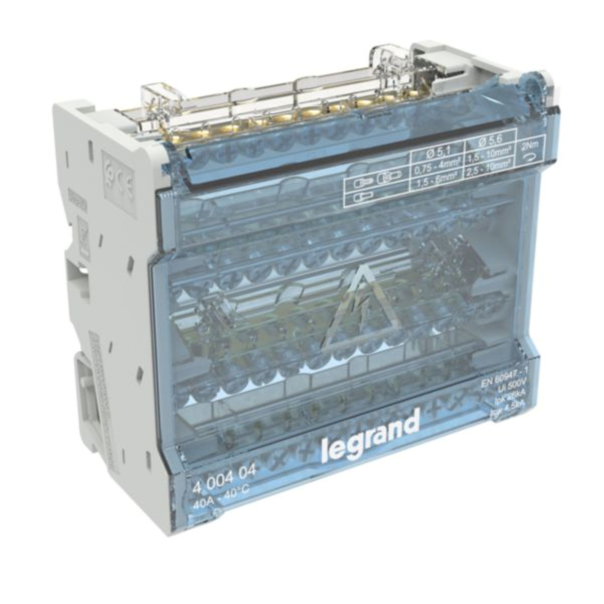 Repartidor Modular 4P 40A 6MOD 400404 — Legrand — Legrand