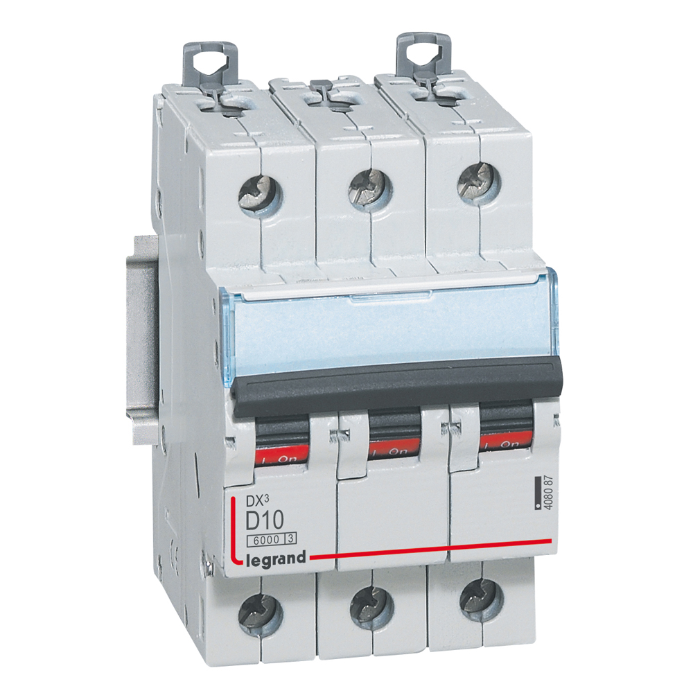Interruptor automático 3P 10kA curva D DX3 408087 Legrand — Legrand
