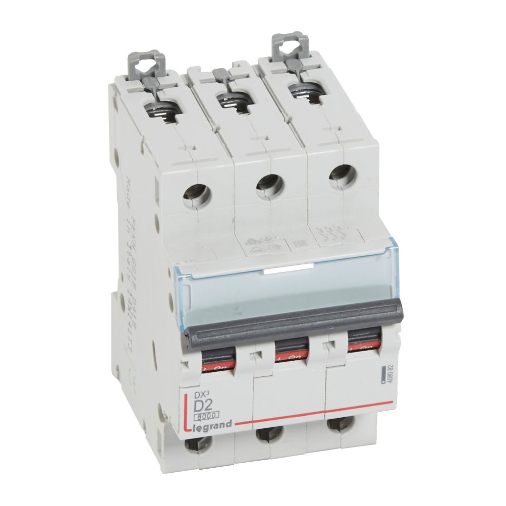 Interruptor automático 3P 10kA curva D DX3 408082 Legrand — Legrand