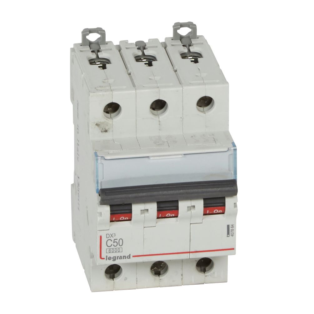 Interruptor automático 3P 10kA curva C DX3 407864 Legrand — Legrand