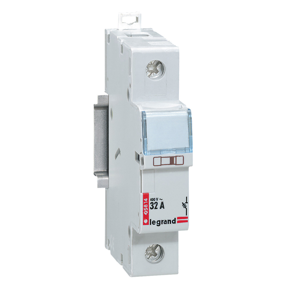 Portafusible Unipolar 32A/400V 10.3x38mm 5814 — Legrand — Legrand
