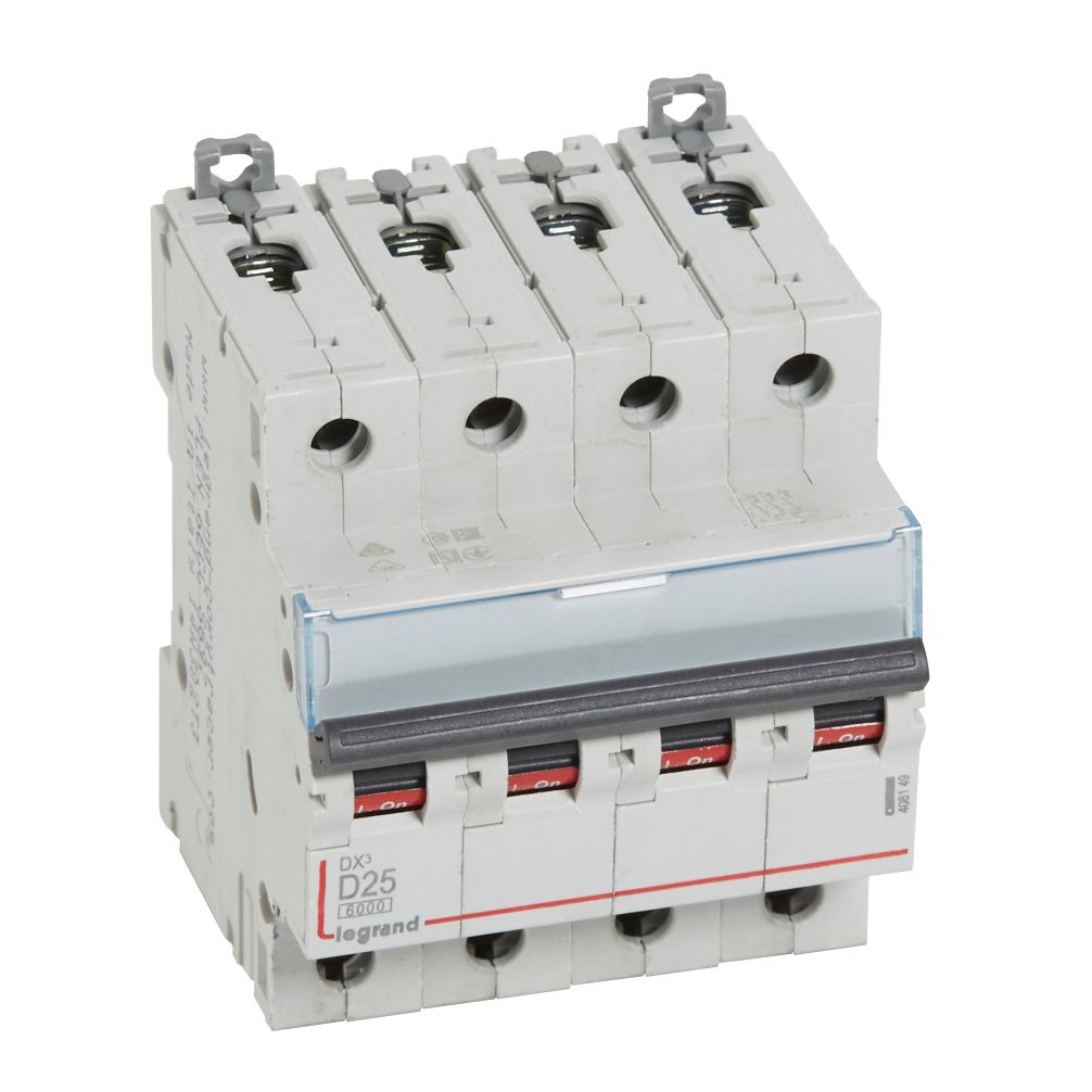 Interruptor automático 4P 10kA curva D DX3 408149 Legrand — Legrand